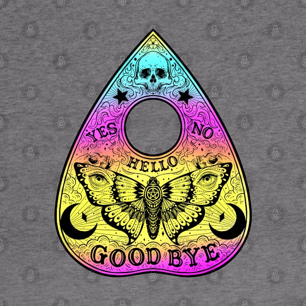 Ouija Planchette Board. Night Moth by OccultOmaStore